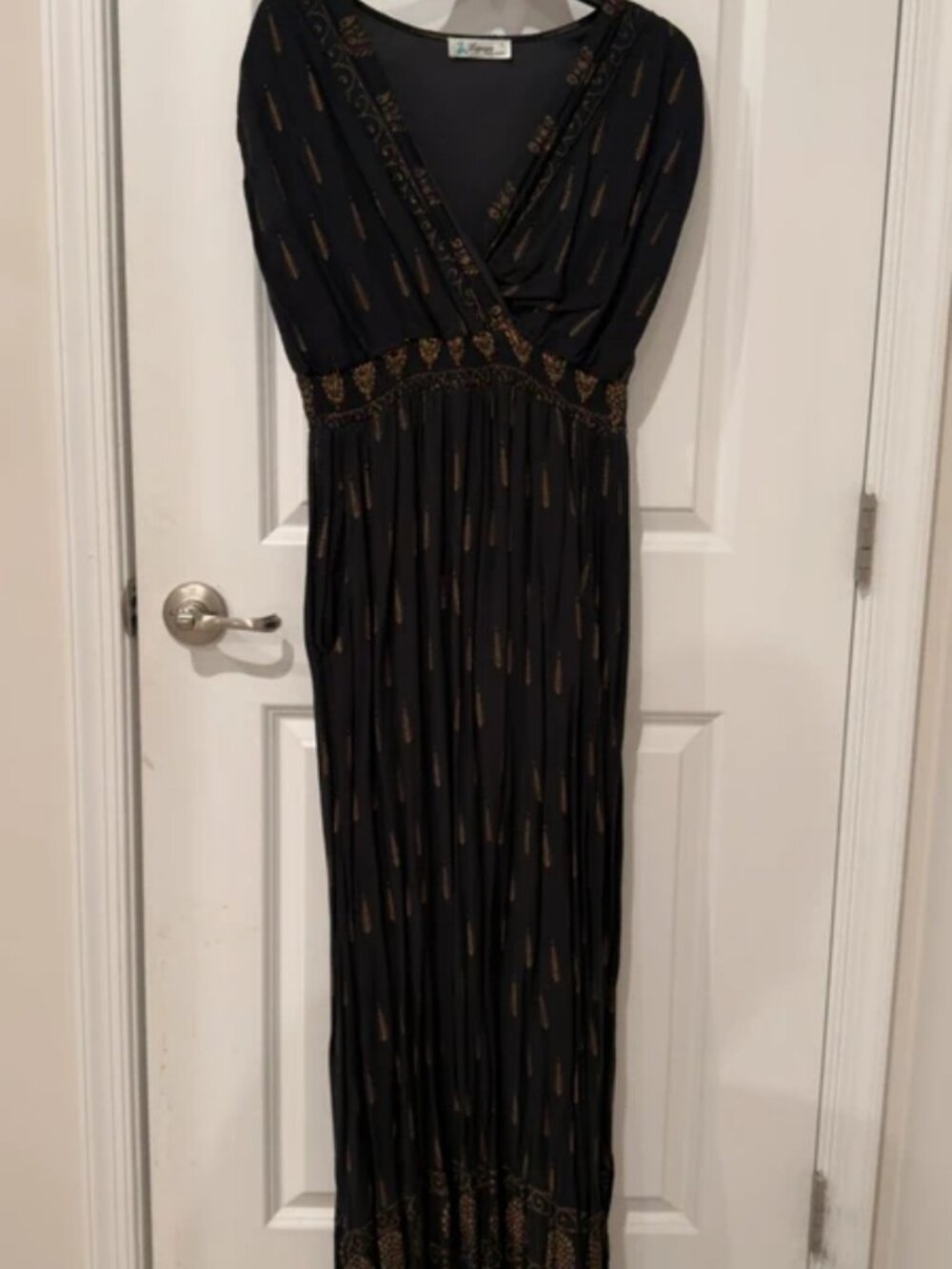 Fabric printed dress